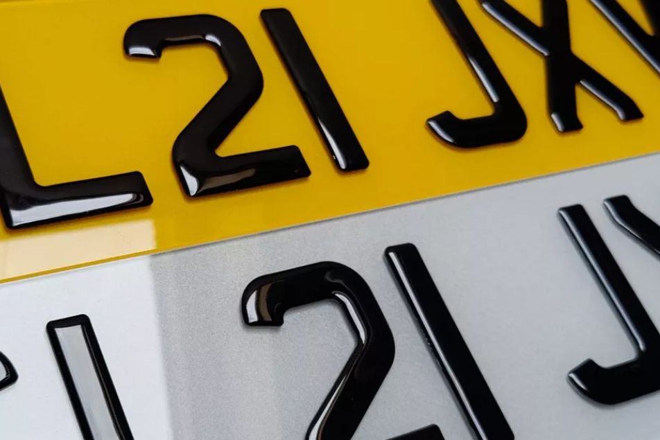 3D Gel Show Number Plates